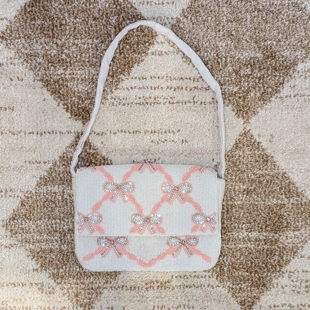 SOLD Altar'd State Bow Beaded Bag
